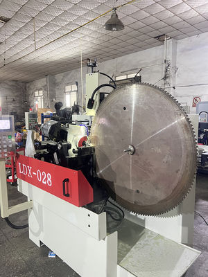 LDX-028A کامل CNC دایره ای تیغه برنج Servo دقت دو بار تیز کردن سر زاویه جانبی ماشین