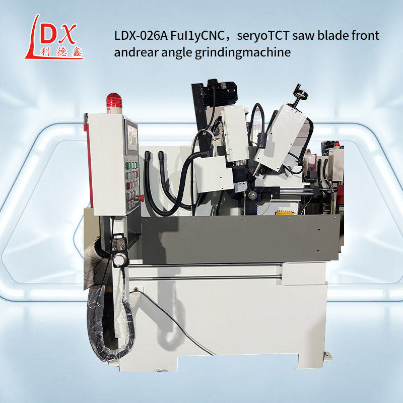 LDX-026A Servo Feed NC TCT چرخ دار تیغه نورد پیش و عقب زاویه آسیاب ماشین