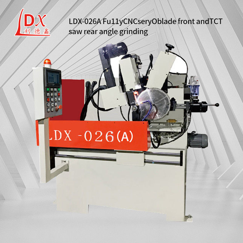 LDX-026A CNC کامل دایره ای بریده تیغ جلو و عقب زاویه آسیاب ماشین تولید کنندگان