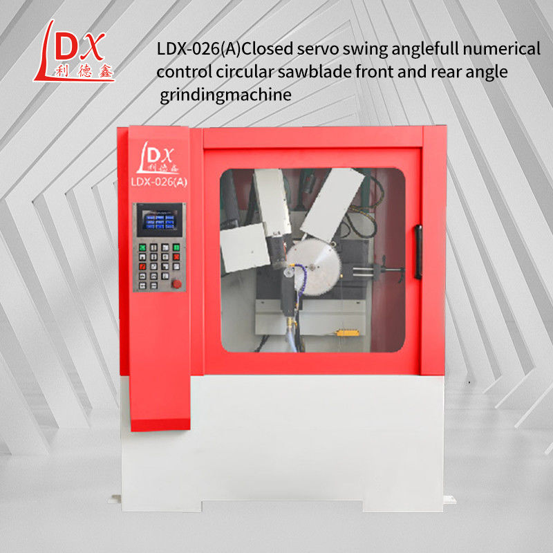 LDX-026A Servo Feed Full CNC دایره ای برقی پیشروی و زاویه عقب آسیاب