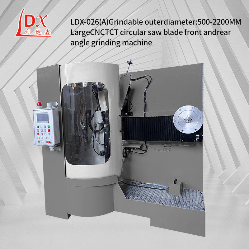 LDX-026A 300MM-1600MM قطر بزرگ دایره ای تیغه تراش سه محور CNC تراش تیغه تراش ماشین