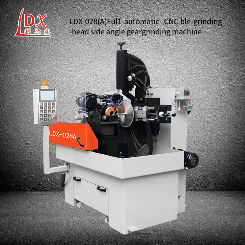 LDX-028A سه محور به طور کامل CNC تراشیده تیغه دو بار سر تراشیدن سمت چرخ دار تراش ماشین