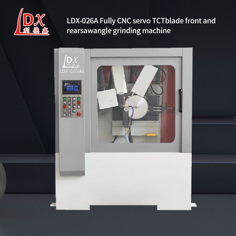 LDX-026A به طور کامل محصور CNC دایره ای بریده تیغ جلو و زاویه عقب ماشین خرد