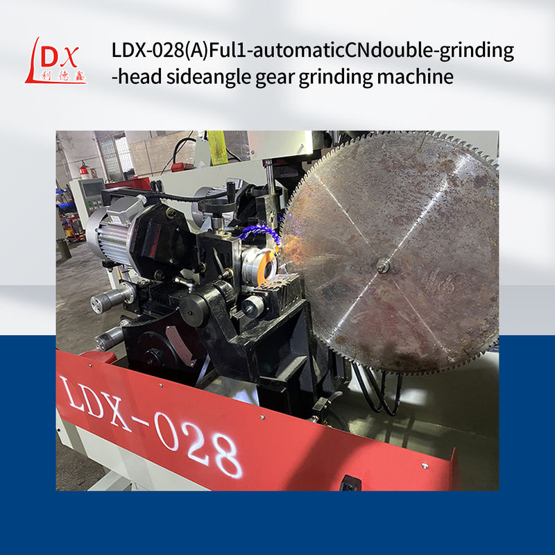 LDX-028A جدید سرو تغذیه آلیاژ دیده تیغه دو بار سر پیسیدن طرف ماشین پیسیدن
