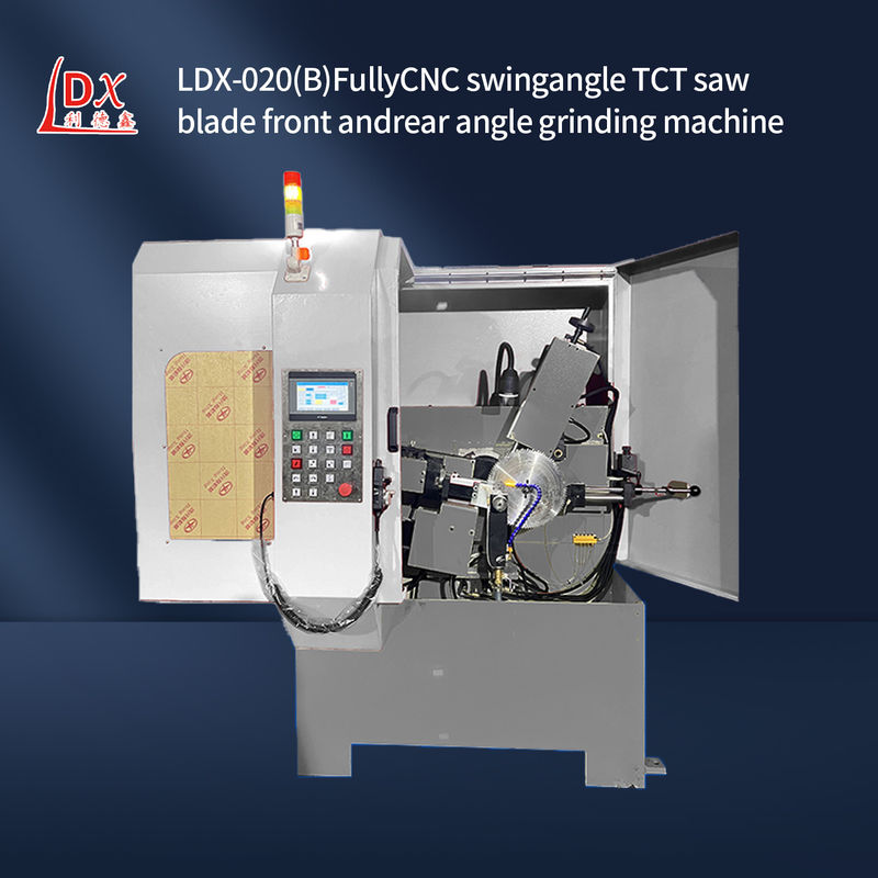 LDX-020B Servo Feed Full CNC دایره ای برقی پیشروی و زاویه عقب آسیاب